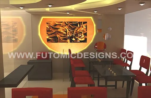 Colonels Grill restaurant design by futomicdesigns