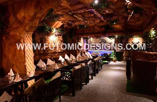 tribal theme restaurant designed by futomicdesign
